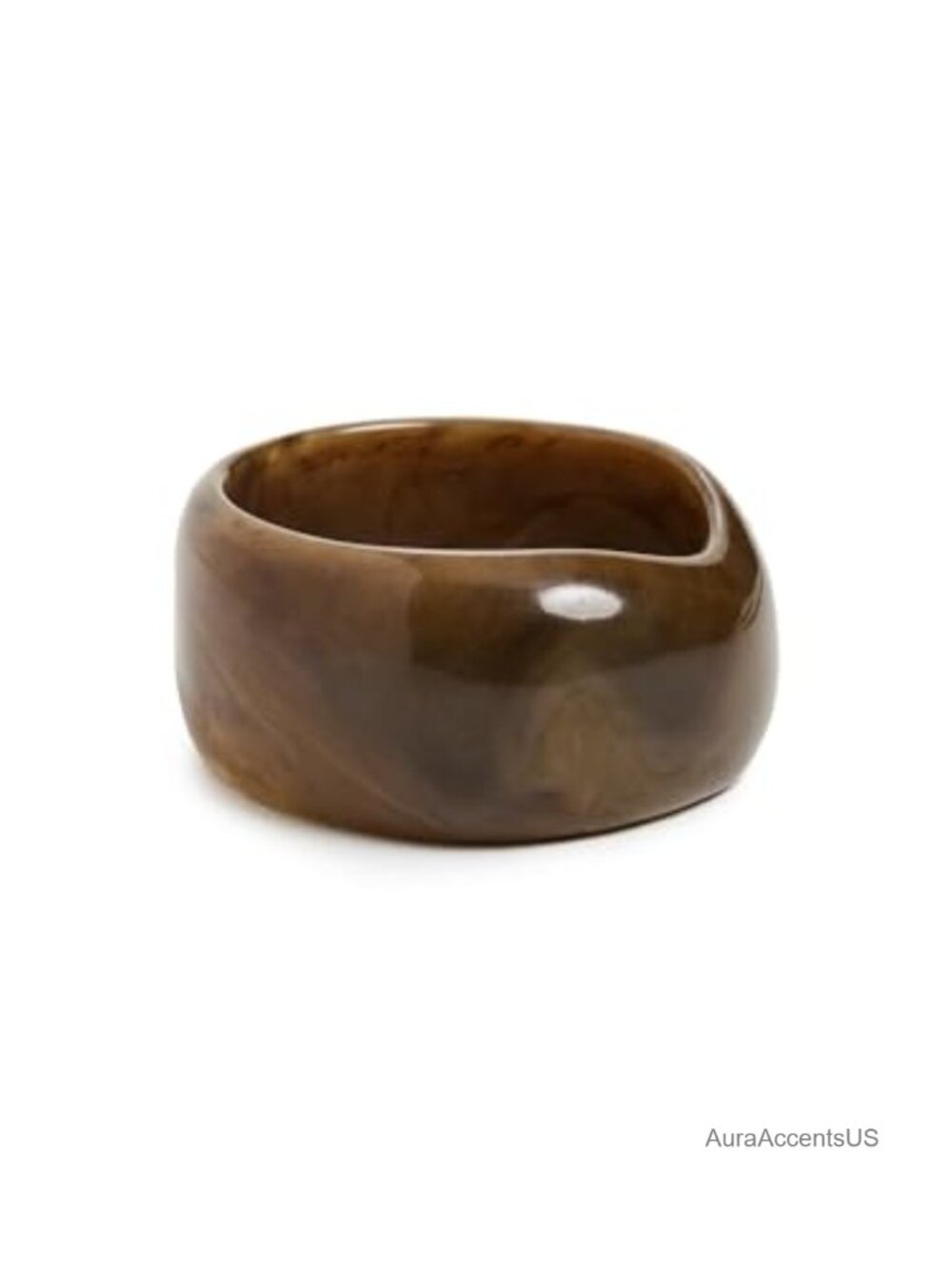 Acrylic Sculptural Bangle Bracelet